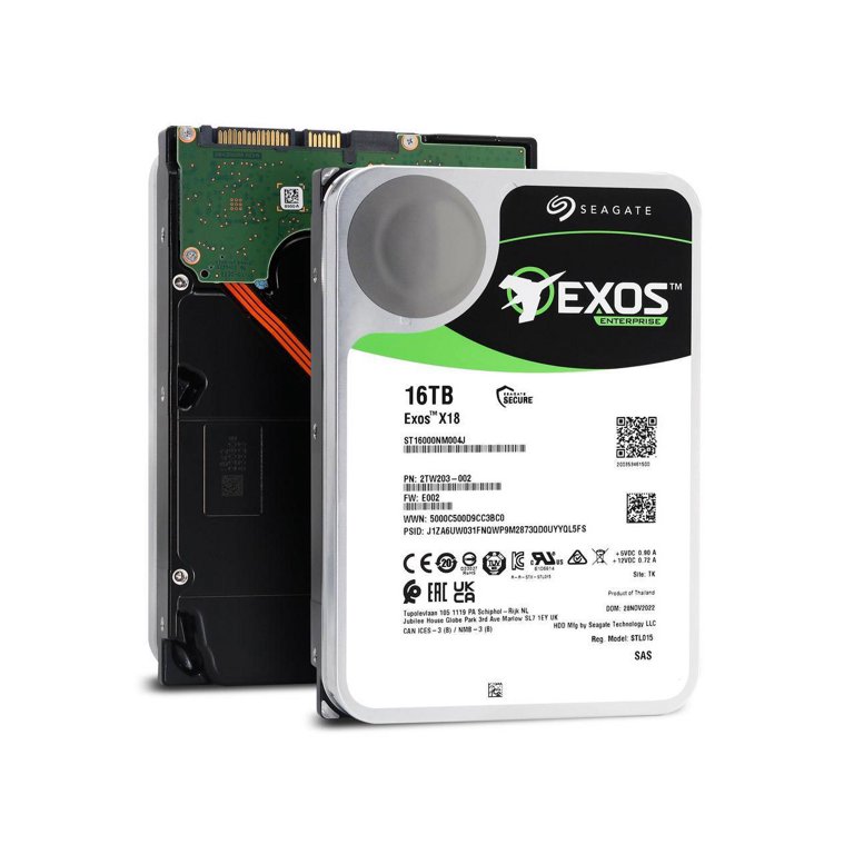 Seagate 16TB Exos X18 7200 RPM SAS 12 Gb/s 256MB Cache 512e/4Kn