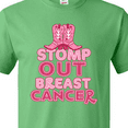 thumbnail image 4 of Inktastic Stomp out Breast Cancer with Pink Cowgirl Boots T-Shirt, 4 of 5