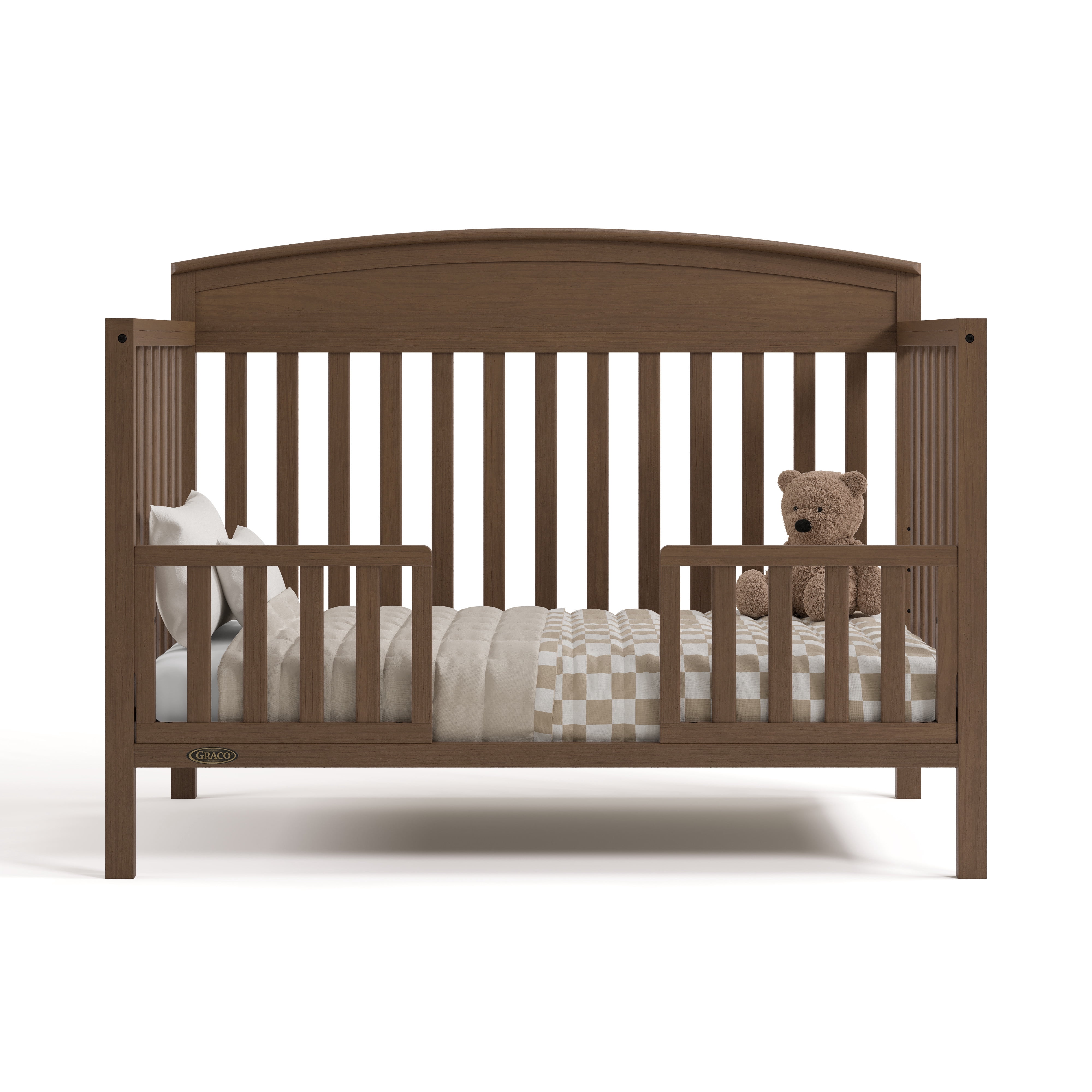 Graco Toddler Safety Guardrail Kit (Slats), Hazelnut