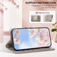 thumbnail image 6 of For Samsung Galaxy A37 5G 6.7" Wallet Phone Case, Crossbody Leather Flip Cover with Card Slots Zipper Pocket, Circular Buckle, Detachable Wrist & Shoulder Strap hockproof Full Body Protective Cover, 6 of 12