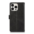 thumbnail image 3 of Compatible with iPhone 16 Pro Max Wallet Case with Credit Card Holder, Flip Folio Book PU Leather Vintage Phone Case Shockproof Multifunctional Cover Women Men for iPhone 16 Pro Max, Black, 3 of 7