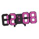 thumbnail image 4 of Reloj de pared digital Sunnimix 3D Rosa Concha Negra, 4 of 8