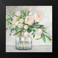 thumbnail image 2 of Purinton, Julia 15x15 Black Modern Framed Museum Art Print Titled - Blushing Spring Bouquet Gray Sq, 2 of 5
