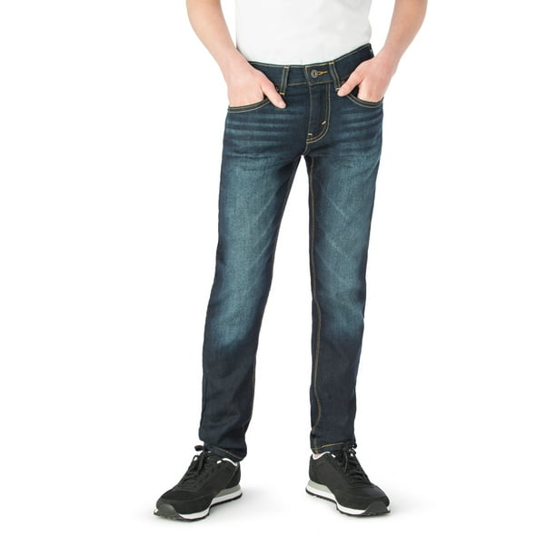 Signature by Levi Strauss & Co. Boys Skinny Fit Jeans Sizes 4-18 - Walmart .com