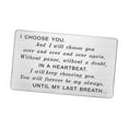thumbnail image 4 of AMLESO 2X Engraved Wallet Insert Card Christmas Fiance New Year Anniversary Gift Cards, 4 of 8