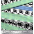 thumbnail image 3 of Soimoi Blue Cotton Poplin Fabric Heart Stripe Print Sewing Fabric Yard 58 Inch Wide, 3 of 3