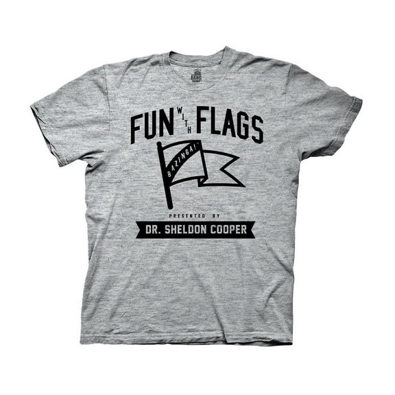 Big Bang Theory T-Shirt FUN WITH FLAGS Ripple Junction