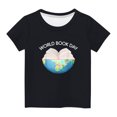 thumbnail image 3 of Avrntaa Ita Good Day to Read Shirt for 3-14 Years Kids - Toddler Baby Boy Girl Round Neck Short Sleeve Tees, 3 of 4