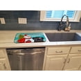 thumbnail image 3 of Carolines Treasures BB1883DDM Snowman With Black Pug Dish Drying Mat, 3 of 3
