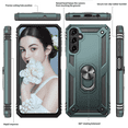 thumbnail image 5 of LeYi Compatible for  Galaxy A14 5G Case, Samsung Galaxy A14 5G Case with [2 Pack] Screen Protectors, Military-Grade Heavy Duty Case with Magnetic Ring Stand for Samsung A14 5G, Green, 5 of 7