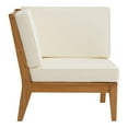 thumbnail image 2 of Linon Stonehill Outdoor Corner Chair, Natural/Antique White, 2 of 8