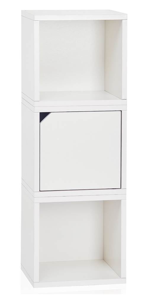 Way Basics Eco Stackable Connect Storage UnitFinishWhite,Type3 Cube