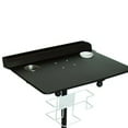 thumbnail image 5 of DENEST Tattoo Work Table Tattoo Tray Mobile Work Station Stand Removable Adjustable With Tripod Base Black, 5 of 7