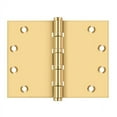 thumbnail image 2 of Deltana CSB4560BB Solid Brass 4 1/2-Inch x 6-Inch Square Corner Hinge, 2 of 2