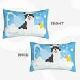 thumbnail image 4 of Daiia Collie in Bathtub Bedding Waterproof Pillow Protector Zippered Queen – Bed Bug Proof Pillow Encasement-20"x30", 4 of 9