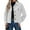 White, variant on SAATLERI Jackets for Women Fashion Cropped Corduroy Shackets Collared Button Down Jackets Tops Fall Trendy Long Sleeve Shirts