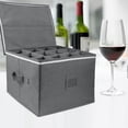 thumbnail image 3 of Caja de almacenamiento para copas de vino ckepdyeh Caja de almacenamiento para copas, 3 of 6