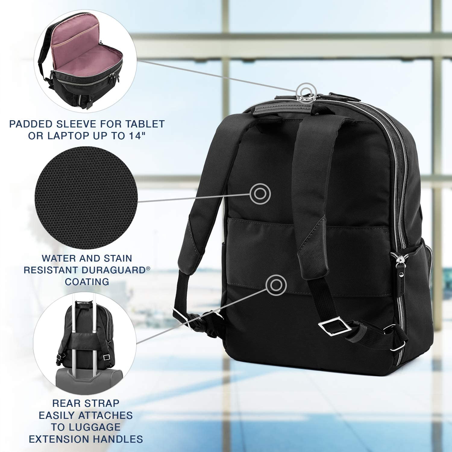 travelpro maxlite 5 womens laptop backpack