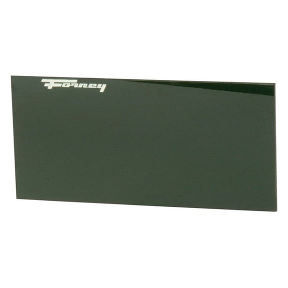 Forney 57008 4-1/4" X 2" #8 Shaded Plastic Welding Helmet Replacement Lens