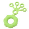 thumbnail image 1 of Finger Exerciser Hand Finger Stretch Band, Elastic Finger Stretcher Hand Grip Strengthener Enhanced Finger Grip Silicone  For Home Light Green,Light Gray, 1 of 8