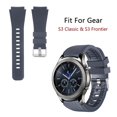 thumbnail image 4 of Banda de reloj de correa de muñeca TPU con patrón de neumático de 20 mm para Samsung Gear S3 (gris) Tmvgtek 2wr3rl8dw3rb1za7D05, 4 of 5