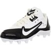 Nike Boy's Alpha Strike 3/4 TD Football Cleat, White/Black, 1.5 M Little Kid US