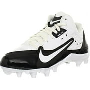 Nike Boy's Alpha Strike 3/4 TD Football Cleat, White/Black, 1.5 M Little Kid US