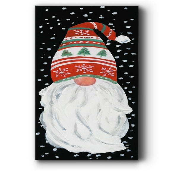 Winter Welcome Gnome- Gallery Wrapped Canvas