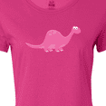 thumbnail image 4 of Inktastic Pink Dinosaur Women's T-Shirt, 4 of 5