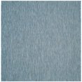 thumbnail image 3 of Safavieh Courtyard Collection Indoor/Outdoor Round Area Rug, Navy and Grey, 6'7' Diameter, 3 of 4