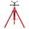 thumbnail image 1 of Support Robuste pour Vérin de Tuyau à Tête en V – Hauteur Réglable 24-42 Po, Capacité de 2500 Lb, Acier Pliable, Support de Tuyau Stable pour Soudage, Filetage, Découpe – Convient aux Tuyaux de 1/8 Pouces-12 Pouces, 1 of 6