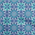 thumbnail image 1 of oneOone Cotton Cambric Medium Blue Fabric Geometric Sewing Fabric By The Yard Printed Diy Clothing Sewing Supplies 42 Inch Wide, 1 of 4