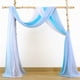 thumbnail image 4 of Naiovety de boda decoraciones gasa drapeado para fiesta ceremonia escenario recepción techo telón de fondo Kits de decoración para fiestas Numero 3, 4 of 6