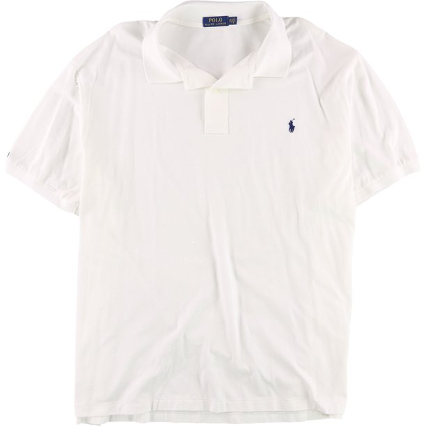 Ralph Lauren - Polo de rugby para hombre, color blanco, XLT