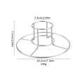 thumbnail image 3 of Beer Can Chicken Holder Grill Rack,Stainless Steel Chicken Holder Stand With Handle,Vertical Design & Thick Wire,Heavy Duty & Dishwasher Safe,Portable BBQ Grill Tools for Home Outdoor Camping (Round), 3 of 3