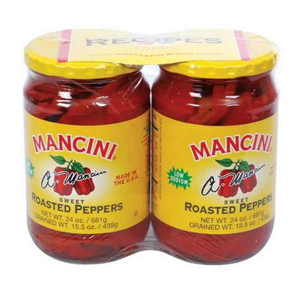 Product of Mancini Roasted Sweet Peppers, 2 ct./24 oz.