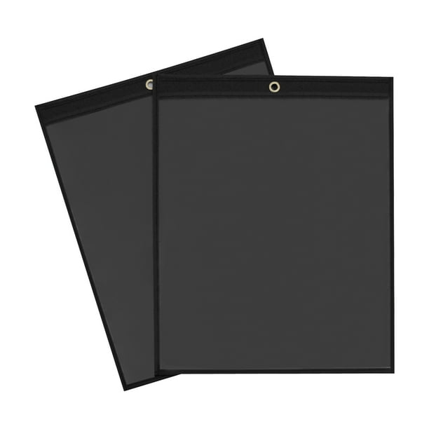 Box Partners Solid Black Job Ticket Holders 11" x 14" Black 25/Case
