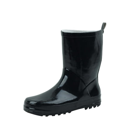 Starbay Brand Kid's Rubber Rain Boots Black Size (Best Football Boots On The Market)