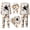 a4-Grey, variant on Family Matching Pajamas Halloween Pumpkin Print Long Sleeve Crewneck Tops and Pant Set for Men/Women/Kids/Baby Satin 2 Pcs Sleepwear- Woman