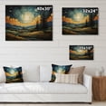 thumbnail image 4 of Designart "The Swaying Cypress A Van Gogh-Inspired Artwork III" Vangogh Print on Natural Pine Wood, 4 of 5