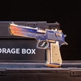 thumbnail image 4 of Rompecabezas MU Pistola de Goma Desert Eagle Llama Azul de Madera, 4 of 8