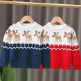 thumbnail image 5 of Fesfesfes Christmas Sweaters for Big Boys and Girls Winter Warm Sweater Children Chunky Round Neckline Pullover Tops Pattern Shirts, 5 of 8