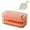 Pink, variant on SLYNSHome Ice Tray,Bilayer 64 Cell Press-type One Button Release Ice Trays ,Ice Maker Mold for Freezer with Lid & Bin,Crushed Ice Tray for Chilling Drinks Coffee Juice