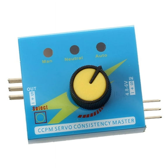 ckepdyeh Servo Tester CCPM Consistency Master Checker 3CH 4.8-6V Checker