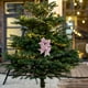 thumbnail image 5 of Adorno navideño rosa para árbol de Navidad, ideal para colgar en fiestas | Bolsas de regalo con lazos rosas y hongos de espuma | Espuma plástica duradera de 20 x 10 cm | Ideal para centros de mesa,, 5 of 6