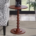 thumbnail image 3 of Convenience Concepts Palm Beach Table à Barreaux, Fini Bois Acajou, 3 of 6