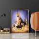 thumbnail image 1 of Cuadros Decorativos 5D bricolaje completo taladro diamante pintura perro punto de cruz bordado Kits (C1138) Likrtyny embutido en tela, 1 of 9