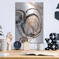 thumbnail image 6 of Luxe Metal Art 'Story Of Escape Brown' by Andrea Haase Metal Wall Art, 12"x16", 6 of 9