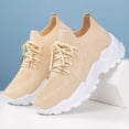 thumbnail image 6 of IEMIEMIEM Women Walking Shoes 2026 Slip On Tennis Sneakers Non-Slip Gym Workout Mesh Casual Sock Trainers Breathable Lightweight Comfortable Orthopedic Shoes Khaki 8 Wide, 6 of 8