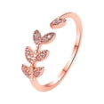 thumbnail image 2 of Xihbxyly Anillo de Moda, Diseño de Hoja de Diamante Móvil, Joyería de Aleación Única, Estilo Llamativo, Accesorio Elegante para Cualquier Ocasión, Regalo Perfecto para Mujeres, Empaque Opp Incluido., 2 of 6